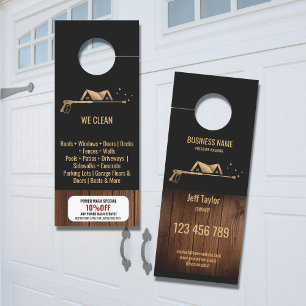 Professional Pressure Washing Power Washing Roof Door Hanger