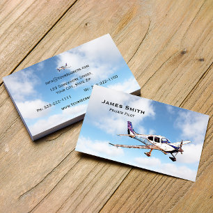 Professional Private Pilot, Custom Aviation Card