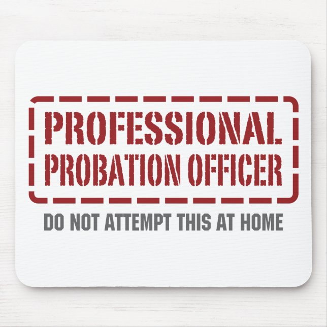 Professional Probation Officer Mouse Mat (Front)