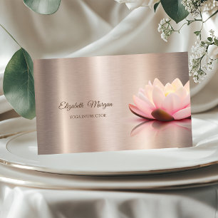 Professional Psychologist Therapist,Lotus,Yoga  Business Card