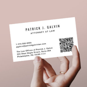 Professional QR Code Business Card