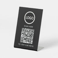 Professional QR Code Menu, Logo Contactless Modern