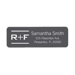 Professional R+F Return Address Labels
