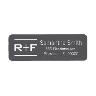 Professional R+F Return Address Labels