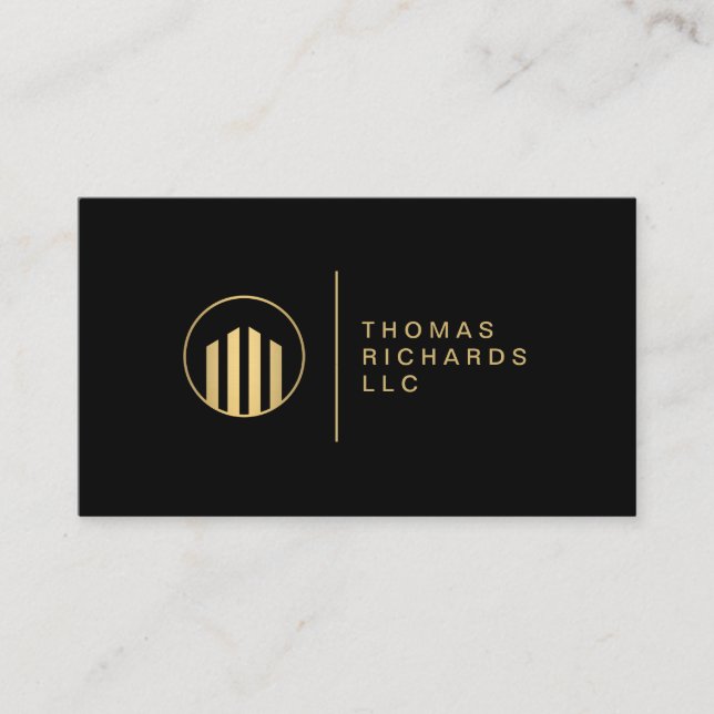 Professional Real Estate Agent Attorney Business C Business Card (Front)