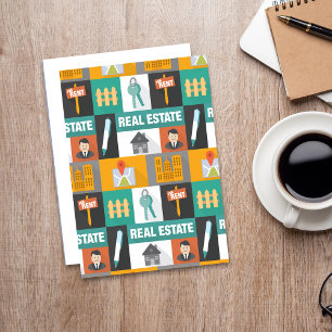 Professional Real Estate Agent Postcard