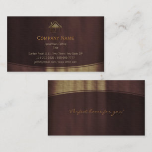 Professional Real Estate Agent   Realtor Business Card