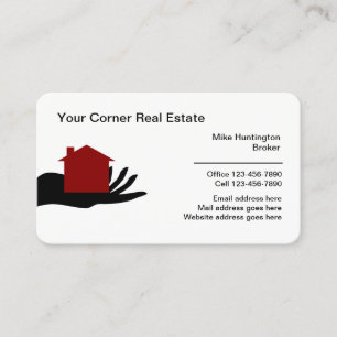 Professional Real Estate Broker Business Card