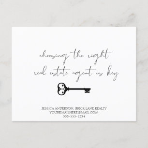 Professional Real Estate Key Promotional   Postcard