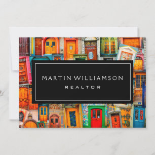 Professional Real Estate Modern Classic Doors  Card