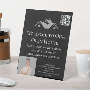 Professional Real Estate Promotional Realtor  Pedestal Sign