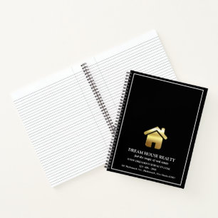 Professional Real Estate Realtor Promotional  Notebook