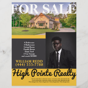 Professional Real Estate Realty Flyer For Sale