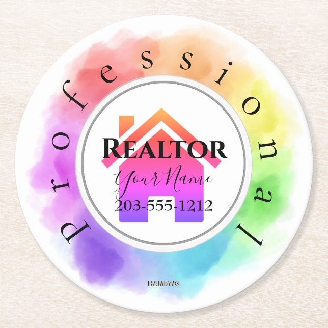 Professional Realtor Coaster - HAMbWG (Front)