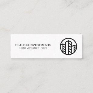 Professional   Realtor Investor Mini Business Card