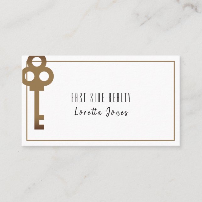 Professional Realtor Realty Business Card (Front)