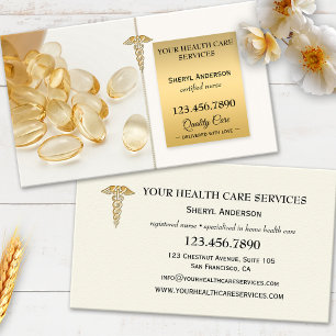 Professional Registered Nurse Medical Business Card