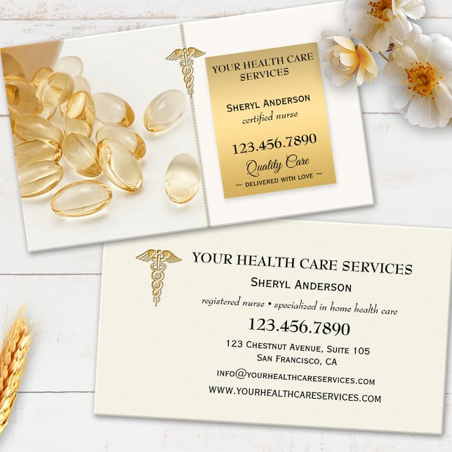 Professional Registered Nurse Medical Business Card (Creator Uploaded)