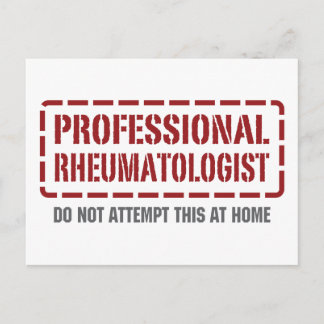 Professional Rheumatologist Postcard