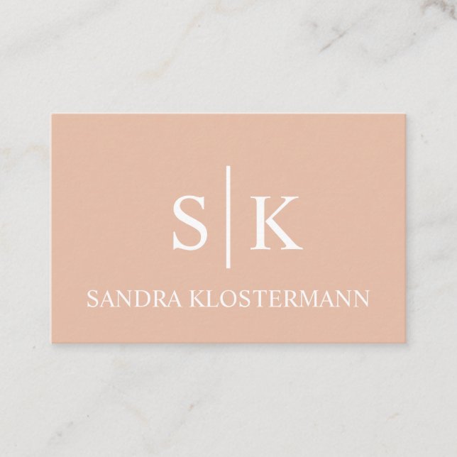 Professional Roase Visitenkarten Vorlage - Business Card (Front)