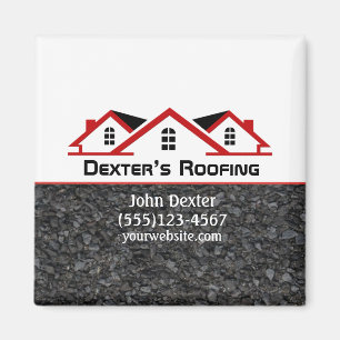 Professional Roofing Company Construction Business Magnet