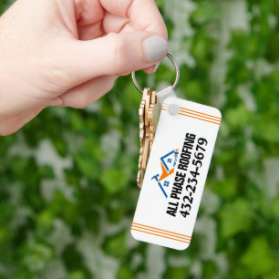 Professional Roofing Key Ring