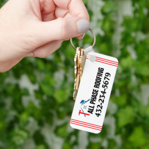 Professional Roofing Key Ring