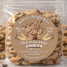 Professional Rustic Baked Chocolate Chip Cookies