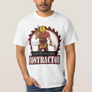 Professional Rustic Contractor Repair Handyman T-Shirt