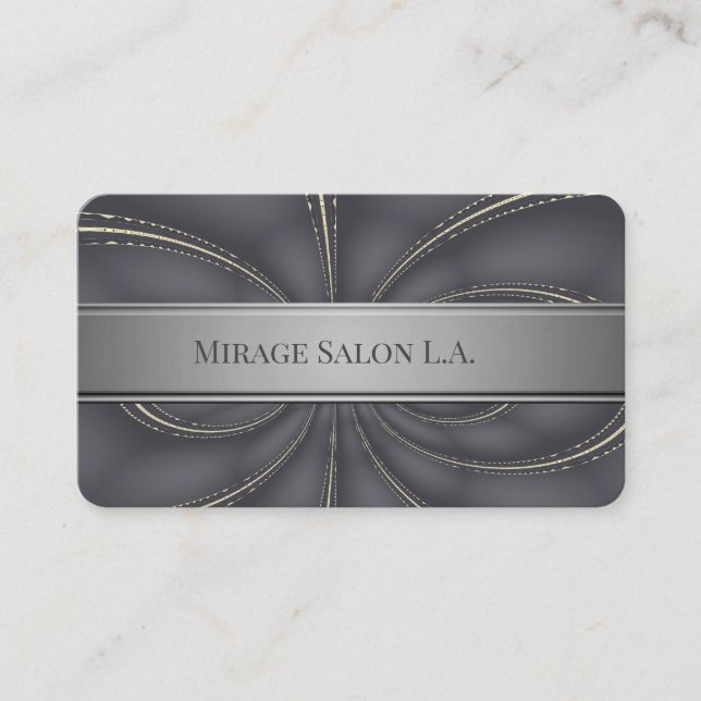 Professional Salon Elegant Home Business Cards (Front)