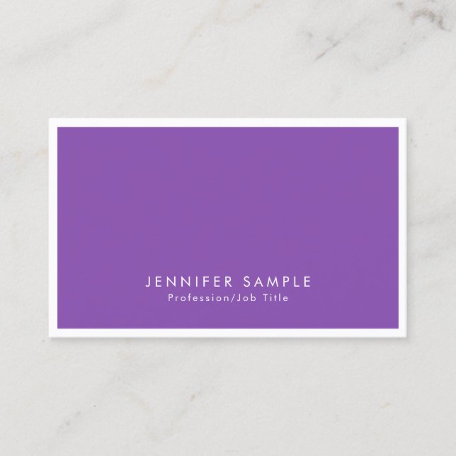 Professional Salon Elegant Modern Creative Design Business Card (Front)