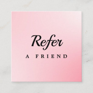 Professional Salon & Spa Referral Card   Editable 