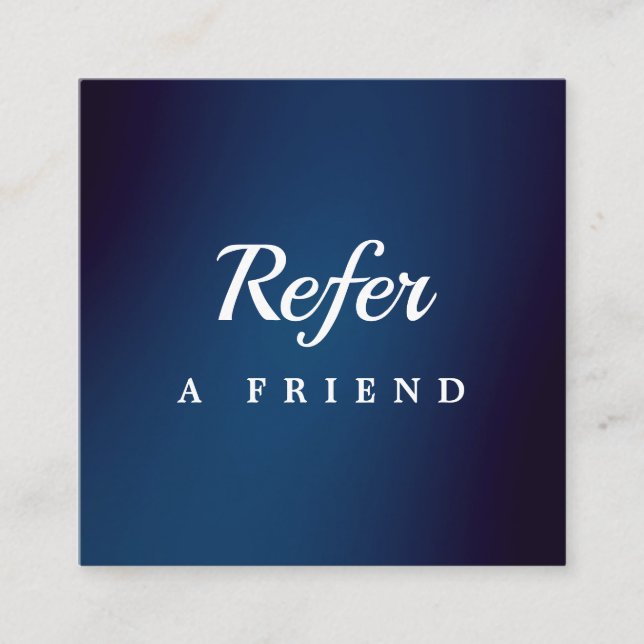 Professional Salon & Spa Referral Card | Editable  (Front)