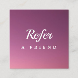 Professional Salon & Spa Referral Card   Editable 