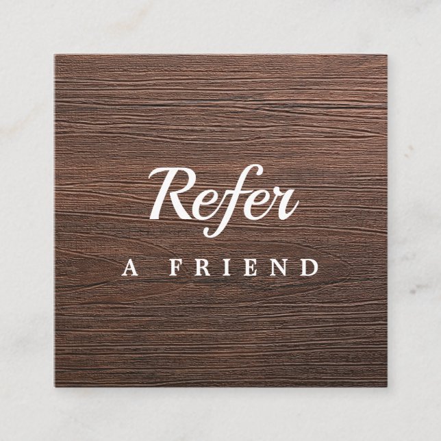 Professional Salon & Spa Referral Card | Editable  (Front)