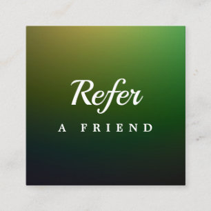 Professional Salon & Spa Referral Card Editable