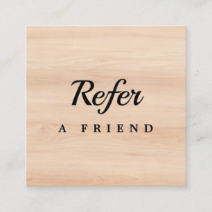 Professional Salon & Spa Referral Card Editable