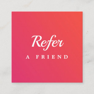 Professional Salon & Spa Referral Card   Editable 