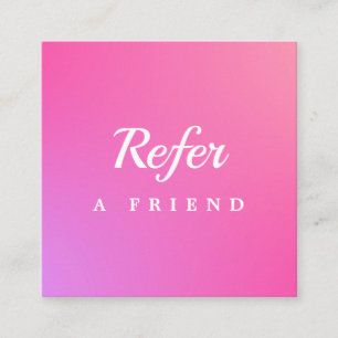 Professional Salon & Spa Referral Card   Editable 