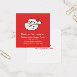 Professional Santa Claus Funny Informal Cartoon