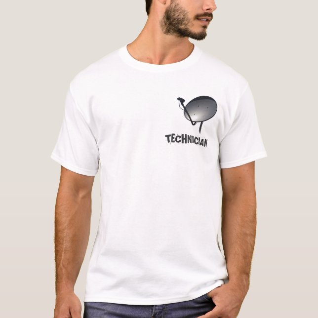 PROFESSIONAL SATELLITE DISH TECHNICIAN T-Shirt (Front)