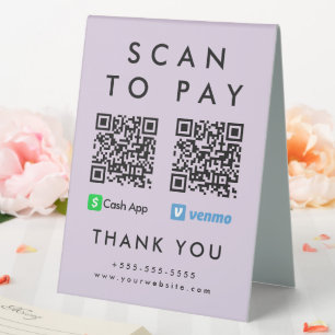 Professional Scan to Pay Venmo Cash App QR Code