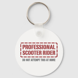 Professional Scooter Rider Key Ring