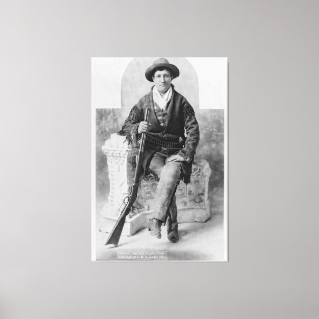 Professional Scout Calamity Jane 1895 Canvas Print (Front)