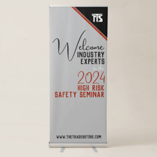 Professional Seminar Event for Builders Retractable Banner