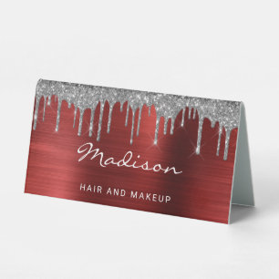 Professional Silver Glitter Hair And Makeup