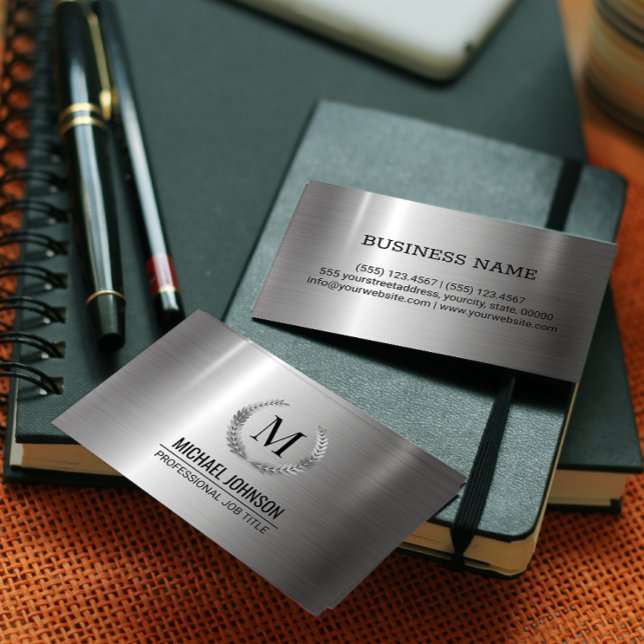 Professional Silver Stainless Steel Metal Business Card (Creator Uploaded)