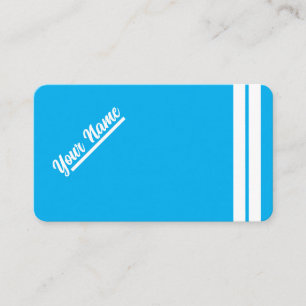 Professional Simple blue white Business Card