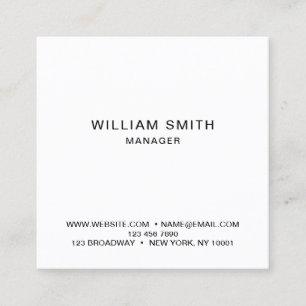 Professional Simple Business Card