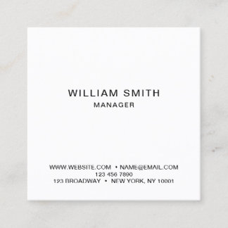 Professional Simple Business Card